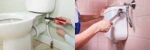 كيفية البحث عن التسريبات وإصلاحها في الحمام الخاص بك .